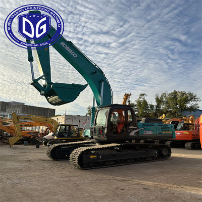 Qualité  Sturdy Workhorse Sk350 Used Kobelco 35 Ton Excavator All Weather Performance usine