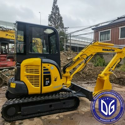 Utilisateur convivial PC35 Excavateur à rampe d'occasion 95 Nouveau Mini Komatsu Excavateur 3,5t