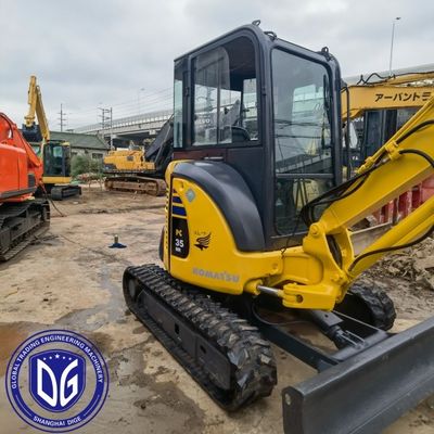 Utilisateur convivial PC35 Excavateur à rampe d'occasion 95 Nouveau Mini Komatsu Excavateur 3,5t