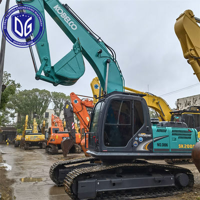 20T SK200D Excavateur Kobelco d'occasion Excavateur hydraulique à rampe