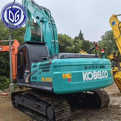 20T SK200D Excavateur Kobelco d'occasion Excavateur hydraulique à rampe