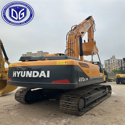 Hyundai 220-9 Excavateur d'occasion 20 tonnes Hyundai Crawler Excavateur de haute efficacité et d'origine