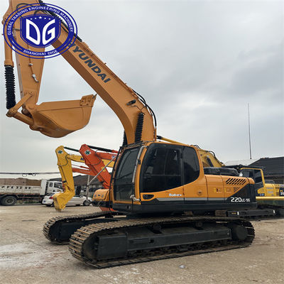 Hyundai 220-9 Excavateur d'occasion 20 tonnes Hyundai Crawler Excavateur de haute efficacité et d'origine