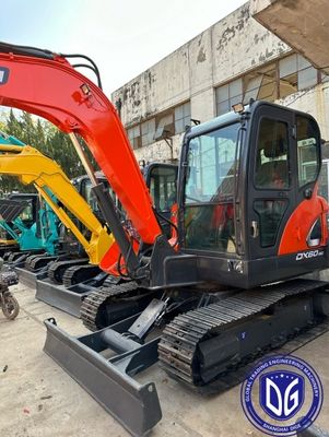 Vente de mini-excavatrice utilisée Doosan DX60 6Ton petite excavatrice à vendre