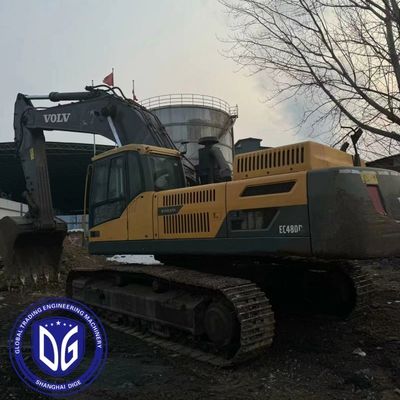 Ec480 Excavateur Volvo d'occasion de 48 tonnes, système d'éclairage puissant et performant