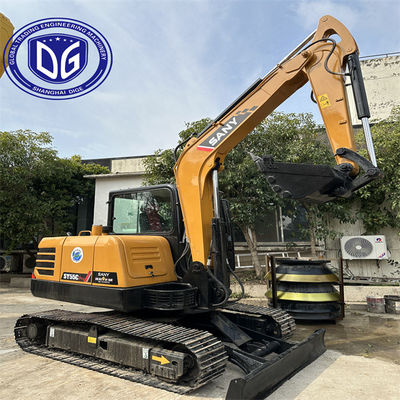 5.5 tonnes Mini Excavatrice SANY utilisée SANY 55C Pro Excavatrice à pelle hydraulique