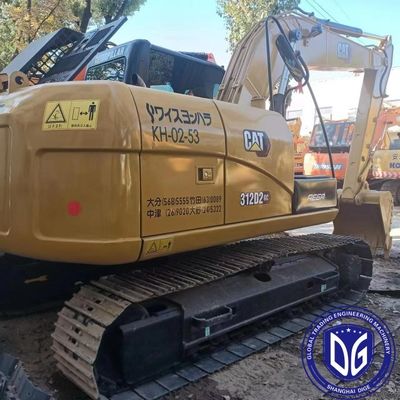 312D réactif Excavatrice à chenille d'occasion de 12 tonnes avec fonction de réduction du bruit
