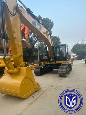 Coupe à l' extrémité utilisée Caterpillar 329D Excavator 29T avec fonctionnement hydraulique en douceur