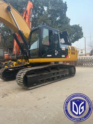 Coupe à l' extrémité utilisée Caterpillar 329D Excavator 29T avec fonctionnement hydraulique en douceur