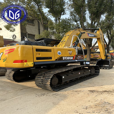 Sany SY305 30.5T Excavateur hydraulique utilisé Système de contrôle des émissions avancé