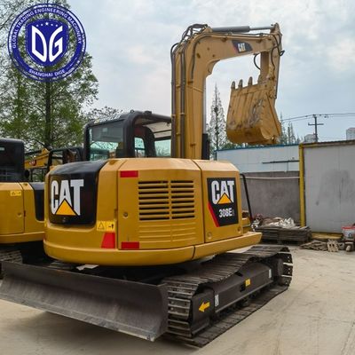 Hydraulique avancée pour la précision 308E2 Excavateur de 8 tonnes de chenille d'occasion