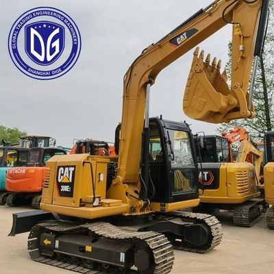 308E2 Excavateur de 8 tonnes Caterpillar d'occasion avec une réponse hydraulique fluide