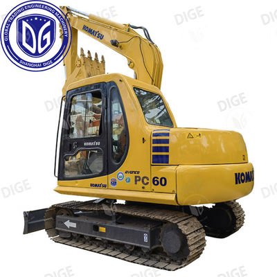 6 tonnes Komatsu PC60 88% Excavatrice hyndrulique neuve utilisée