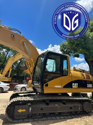 Moteur à couple élevé 320C Utilisé Caterpillar 20t Excavator Avec bon système hydraulique