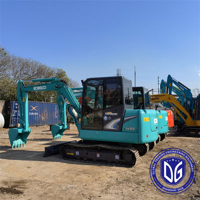 SK60-8 Kobelco Excavatrice utilisée Originale Kobelco Petite excavatrice de 6 tonnes