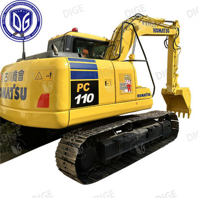 Excavateur d'occasion Origine Japon PC110 Excavateur d'occasion Komatsu PC110 Excavateur à ramper Komatsu d'occasion