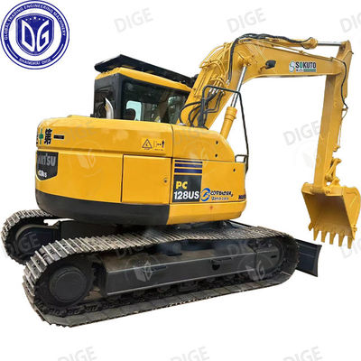 PC128US Excavateur Komatsu d'occasion 12,8 tonnes Excavateur à rampe d'occasion Excavateur d'occasion