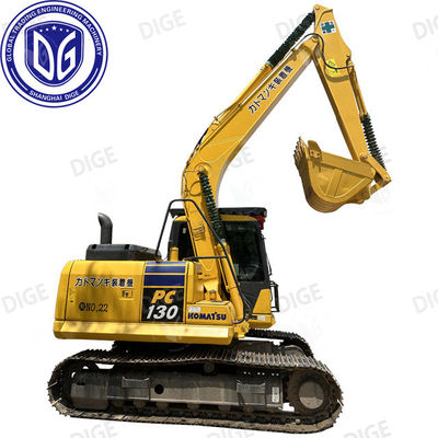 Comatsu PC130 Excavatrice utilisée de 13 tonnes, modèle avancé, excavatrice à faible consommation de carburant