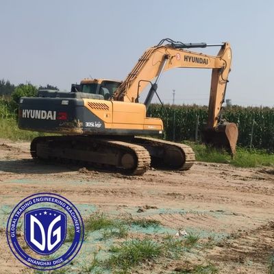 R305VS Excavatrice Hyundai de 30,5 tonnes utilisée et capacité de refroidissement pour un fonctionnement continu