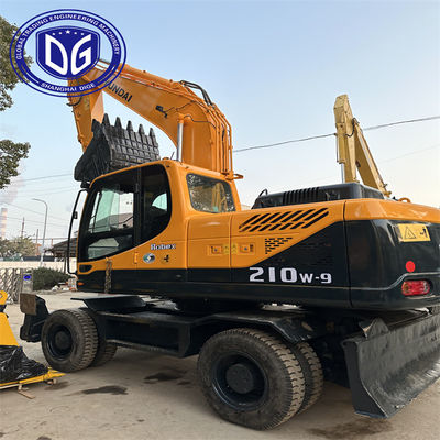 Excavateur à roues Hyundai Modèle 210W-9 Original Avec des matériaux durables