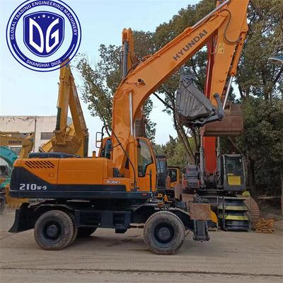 Excavateur à roues Hyundai Modèle 210W-9 Original Avec des matériaux durables