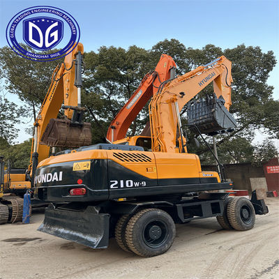 Excavateur à roues Hyundai Modèle 210W-9 Original Avec des matériaux durables
