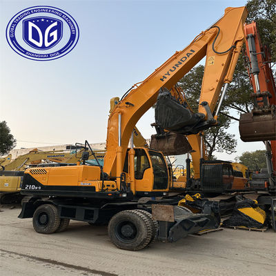 Excavateur à roues Hyundai Modèle 210W-9 Original Avec des matériaux durables