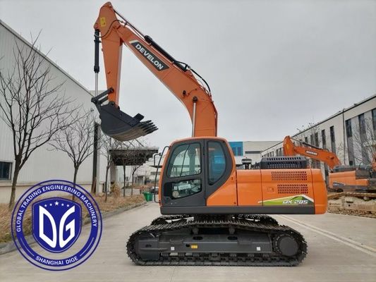 DX205 Excavatrice Doosan utilisée de 20,5 tonnes avec des options de raccordement polyvalentes