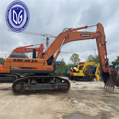 Excavateur Doosan DX500 d'occasion de 50 tonnes avec contrôle précis de l'excavation
