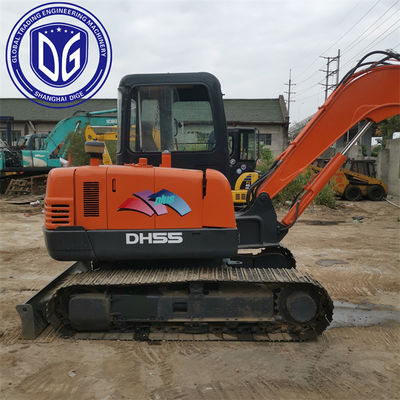 Excellent état DH55 Excavateur Doosan utilisé 5,5 tonnes avec entretien professionnel