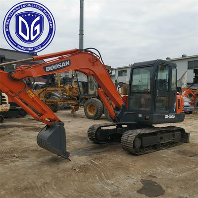 Excellent état DH55 Excavateur Doosan utilisé 5,5 tonnes avec entretien professionnel