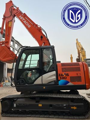 ZX130 Excavateur Hitachi d'occasion 13 Tonnes Crawler Excavateur d'occasion 96% Nouveau