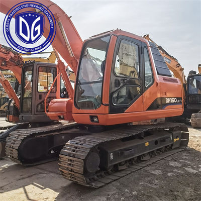 DH150LC Excavatrice utilisée Doosan 15 tonnes Excavateurs hydrauliques utilisés