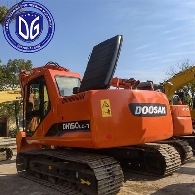Origine Corée DH150-7 Excavateur Doosan d'occasion DH150-7 Excavateur d'occasion Excavateur Doosan DH150-7