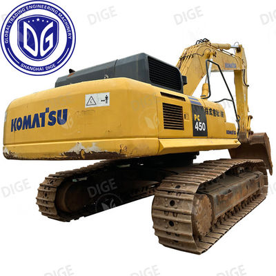 Déchiqueteur de roches résistant USED PC450-8 excavateur, moteur à couple élevé pour des tâches exigeantes