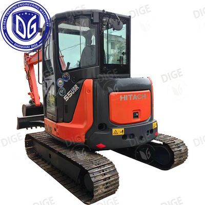 Origine Japon ZX55 Used Hitachi Excavator ZX55 Crawler Excavator d'occasion Hitachi Hydraulique Excavator ZX55