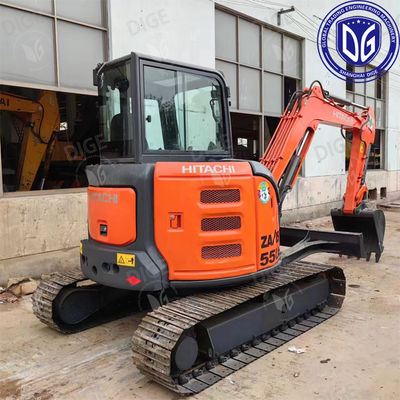 ZX55 5,5 tonnes Excavateur Hitachi d'occasion Opération de charge légère parfaitement compétente