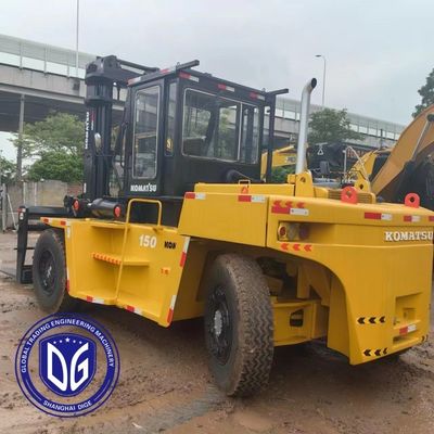 Camion à fourche Komatsu d'occasion de 15 tonnes Grand Camion à fourche 90% neuf