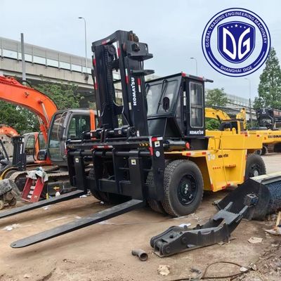 Camion à fourche Komatsu d'occasion de 15 tonnes Grand Camion à fourche 90% neuf