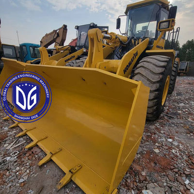 Komatsu WA470-3 Équipement de construction de chargeurs d'occasion pour l'ingénierie minière de grande taille