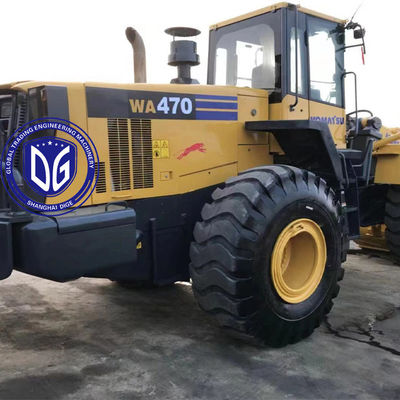 Chargeur avant-bord Original Komatsu WA470-6 Chargeur d'occasion en bon état