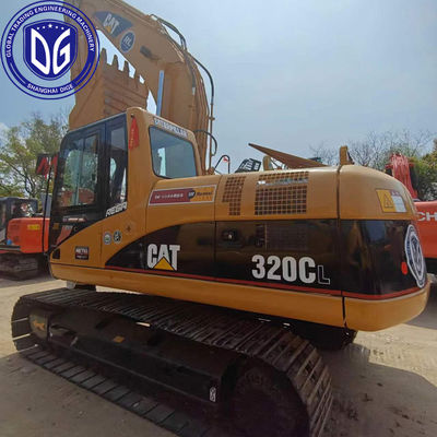 CAT320C 20 tonnes d'excavateur hydraulique Caterpillar utilisé Modèle précoce prêt à la vente