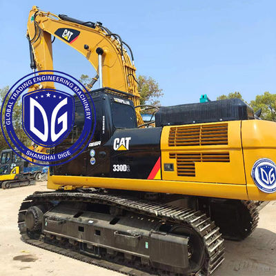 Catégorie 330D 30 tonnes Excavateur hydraulique Caterpillar d'occasion Nouveau modèle et faible consommation de carburant