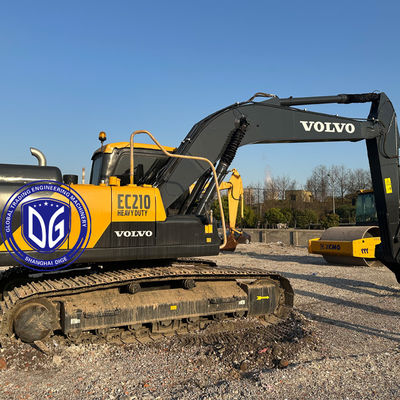 Volvo EC210 21 tonnes hydraulique utilisée Excavateur à rampe presque nouveau de haute qualité