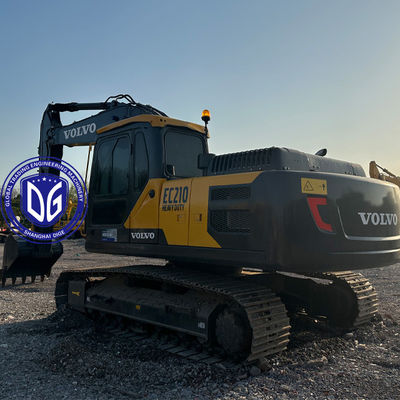 Volvo EC210 21 tonnes hydraulique utilisée Excavateur à rampe presque nouveau de haute qualité