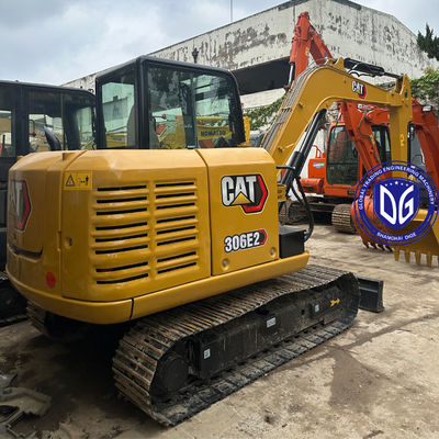 CAT306E 6 tonnes Caterpillar Crawler Mini Excavator d'occasion très neuve et en bon état