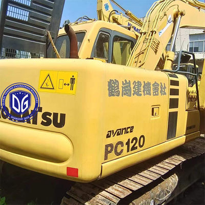 Excavatrice utilisée Komatsu PC120 de 12 tonnes, originaire du Japon, bonne performance, en vente