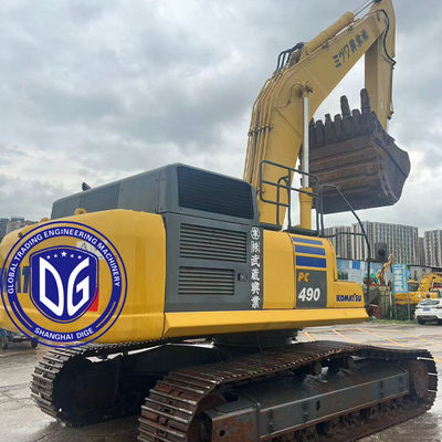 Excavateur à rampe de 49 tonnes PC490 de Komatsu, fonction hydraulique fluide