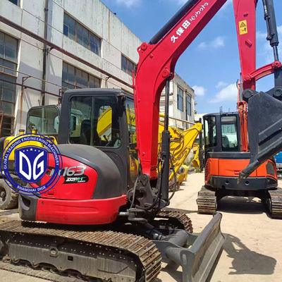 Kubota KX163 mini-excavatrice d'occasion de 6,3 tonnes Origine du Japon Construction lourde