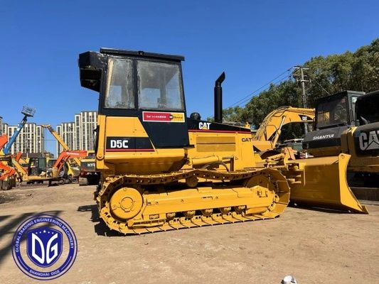 D5C Dozer Caterpillar utilisé Bulldozer hydraulique avec puissance merveilleuse